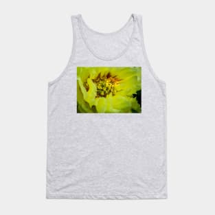 Yellow Garden Peony 3 Tank Top